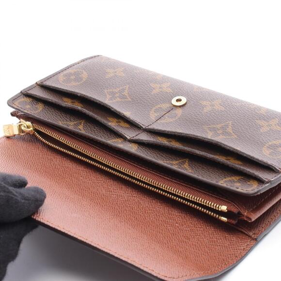 Louis Vuitton Portefeuille Wallet Sarah Bifold Long Monogram Brown - Picture 5 of 7
